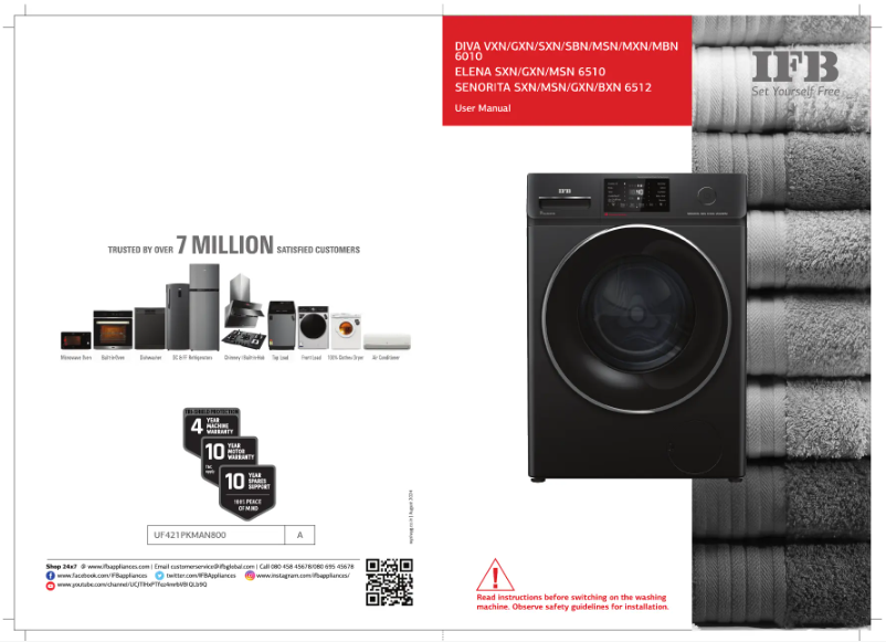 First page image of the manual for Elena SXN 6510