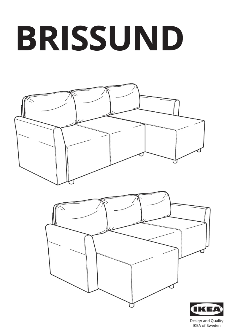 First page image of the manual for BRISSUND 605.808.69