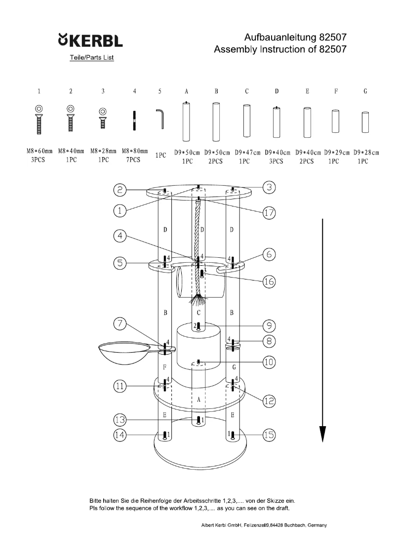 Page 1 of the manual User Manual Kerbl Empire 82507