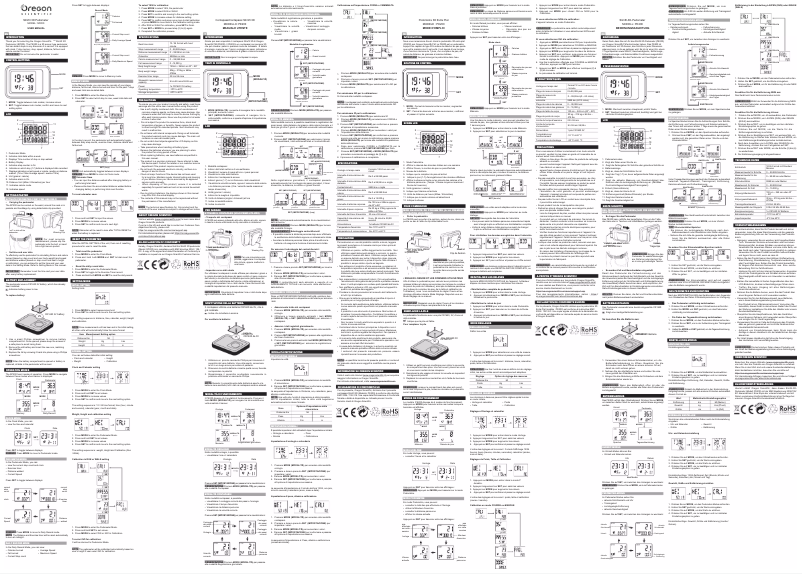 First page image of the manual for SP200