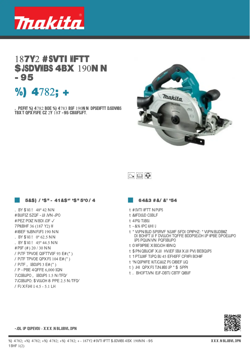 First page image of the manual for DHS782ZJ