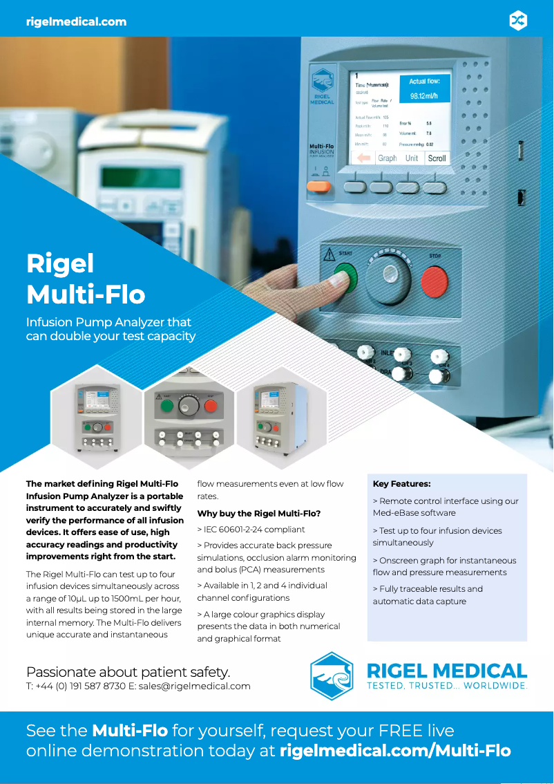 First page image of the manual for Multi-Flo