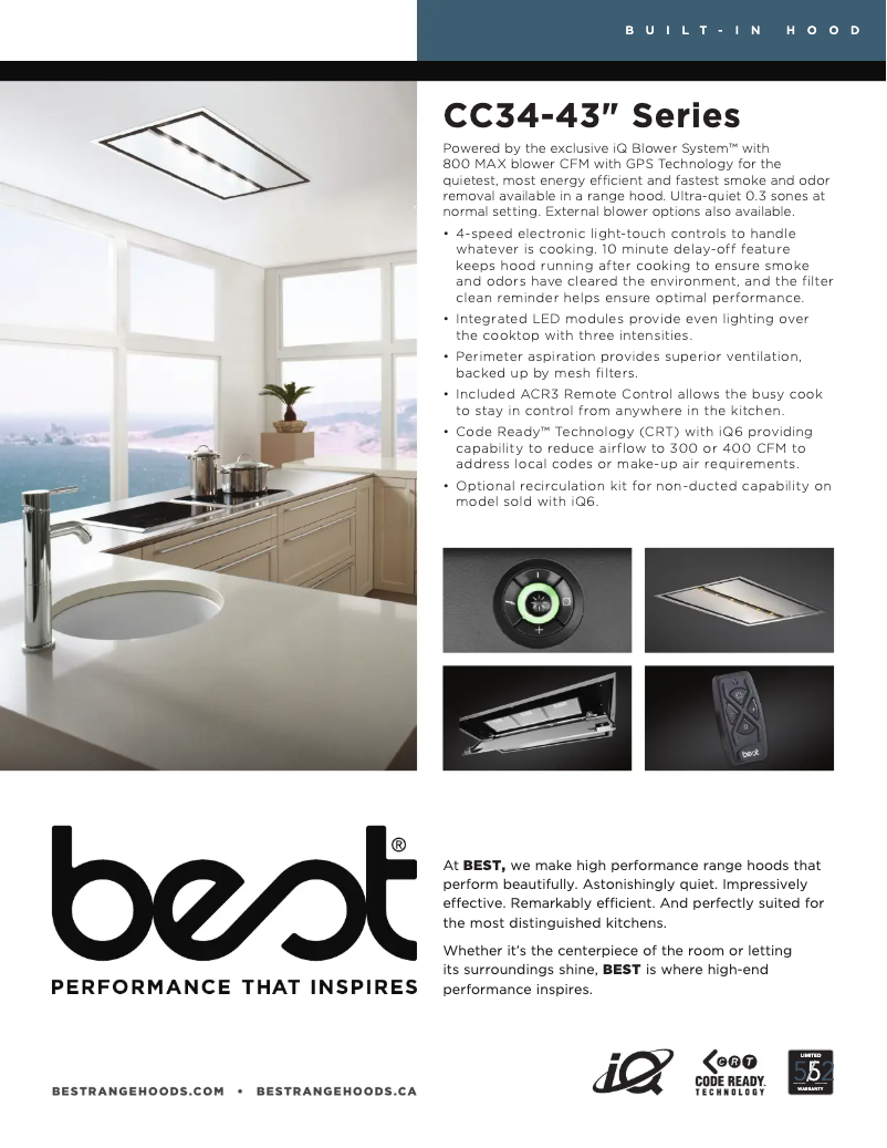 First page image of the manual for Cirrus CC34IQSB