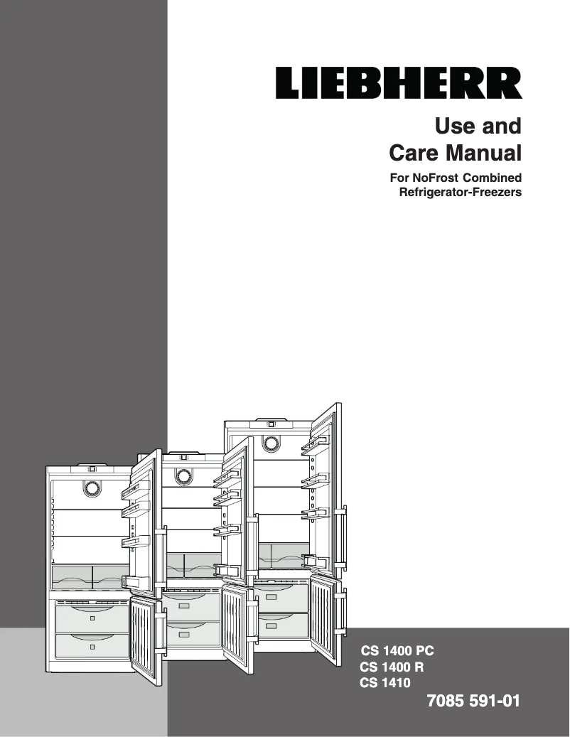 First page image of the manual for CS 1400 R