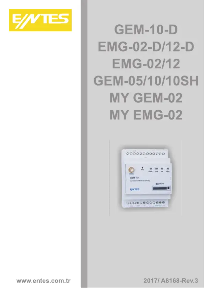 First page image of the manual for EMG-02
