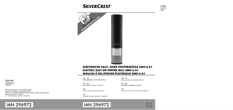 Page 1 de la notice Manuel utilisateur SilverCrest SMH 6 A1