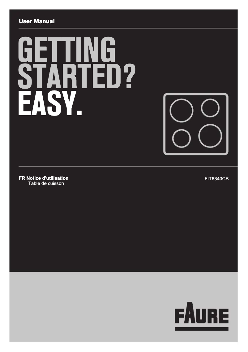 First page image of the manual for FIT6340CB