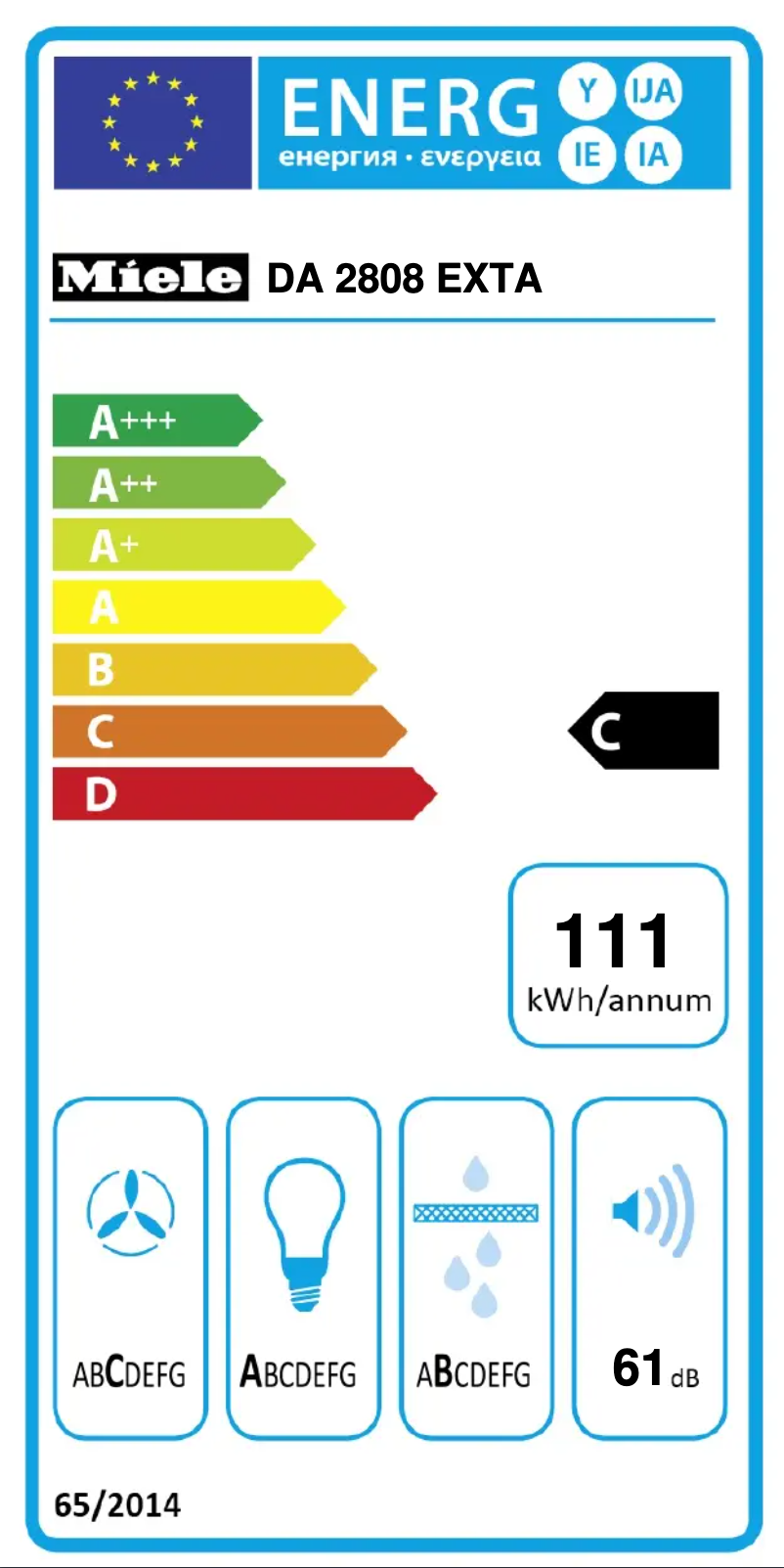 First page image of the manual for DA 2808 EXTA