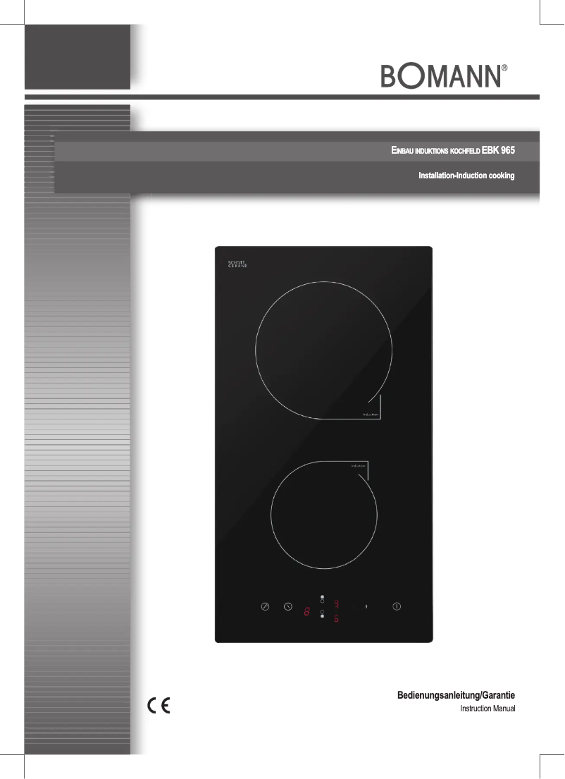 First page image of the manual for EBK 965