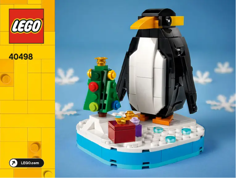 Page 1 of the manual User Manual Lego Christmas Penguin 40498