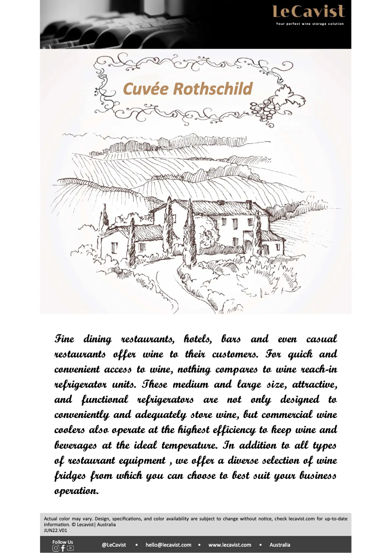 Page 1 of the manual Technical Sheet LeCavist LCS300VX1ZPRO