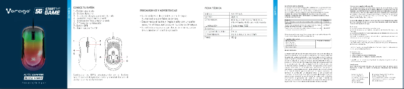 Page 1 of the manual User Manual Vorago MO-505