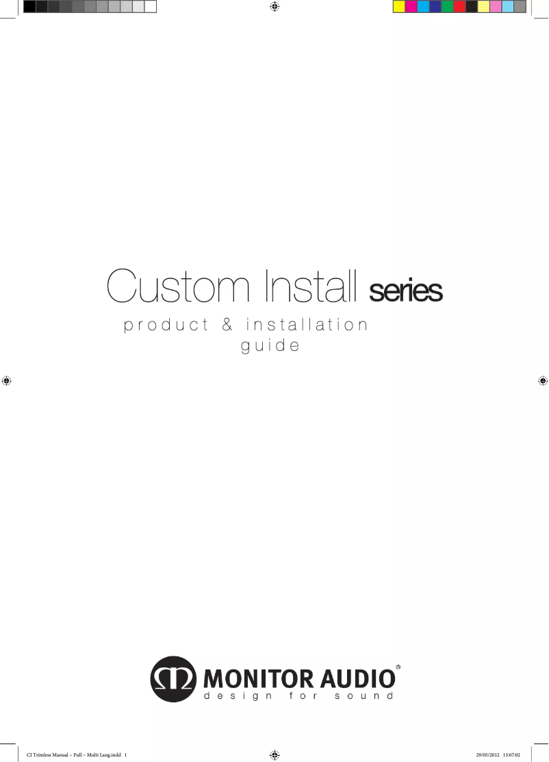 First page image of the manual for CT165