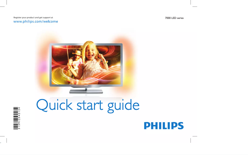 First page image of the manual for 42PFL7676T