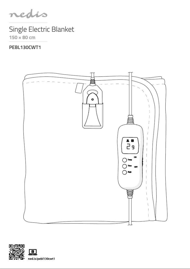 First page image of the manual for PEBL130CWT1