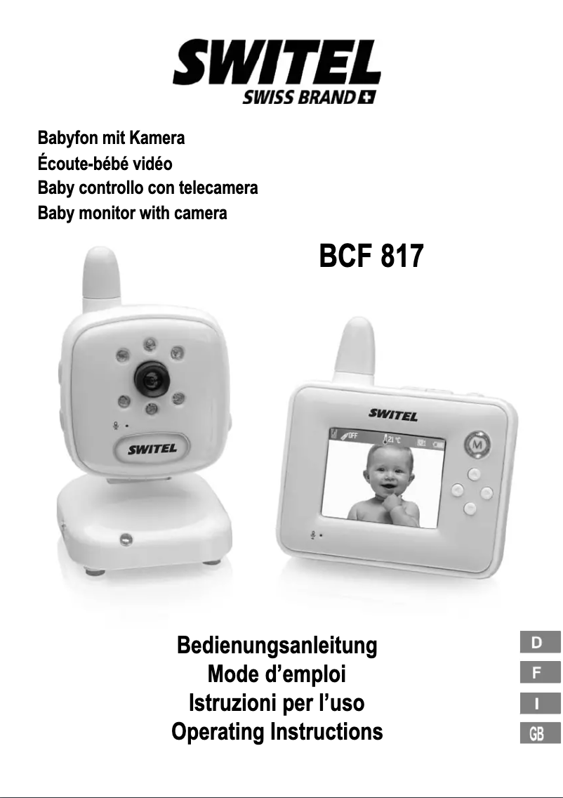 Image de la première page du manuel de l'appareil BCF 817