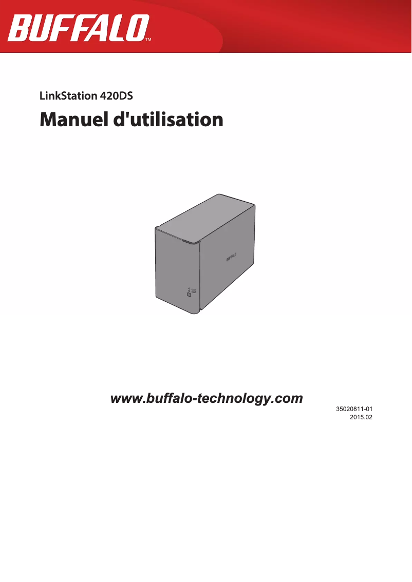 Page 1 of the manual User Manual Buffalo LinkStation 420 NVR