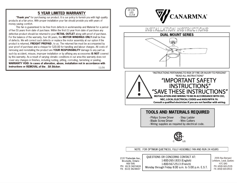 First page image of the manual for Wallis