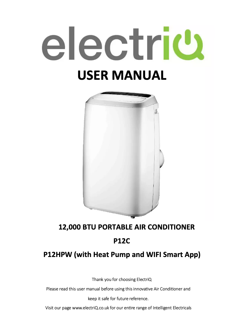 First page image of the manual for P12C