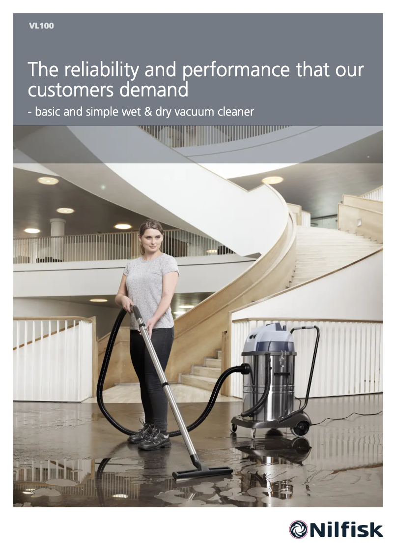 First page image of the manual for VL100