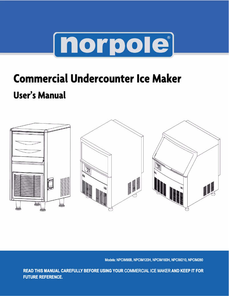 Page 1 of the manual User Manual Norpole NPCIM160H