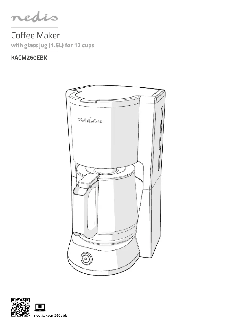 Page 1 of the manual User Manual Nedis KACM260EBK
