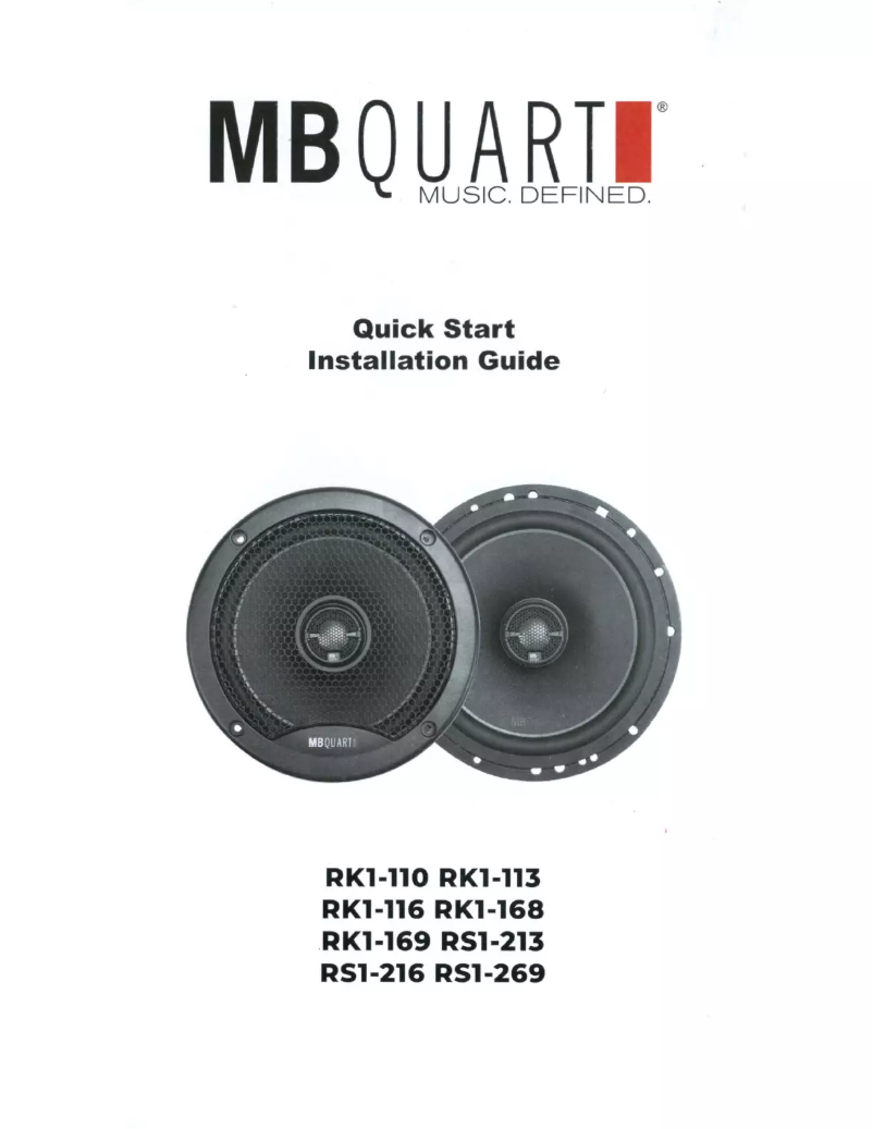 First page image of the manual for RK1-113