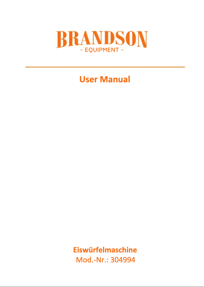 First page image of the manual for 304994