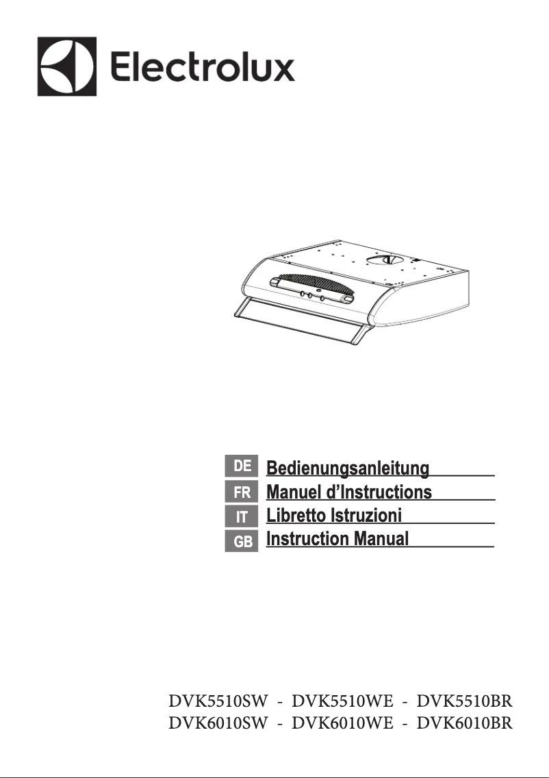 First page image of the manual for DVK6010SW