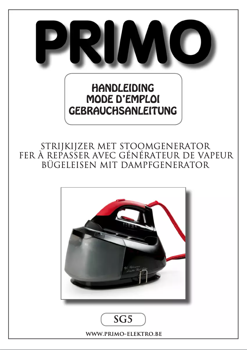 First page image of the manual for SG 5