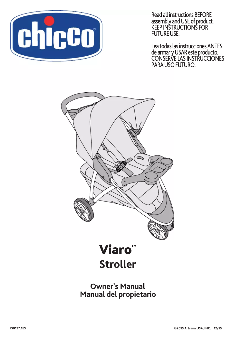 Image de la première page du manuel de l'appareil Viaro