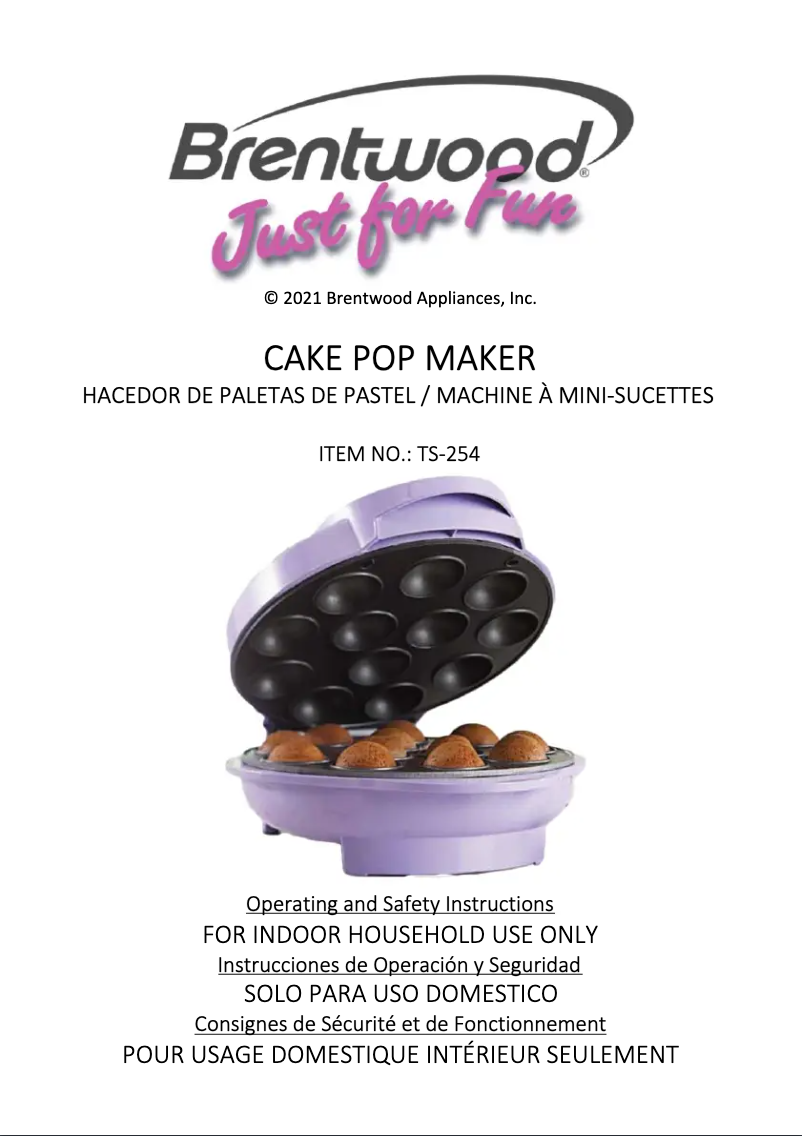 First page image of the manual for TS-254