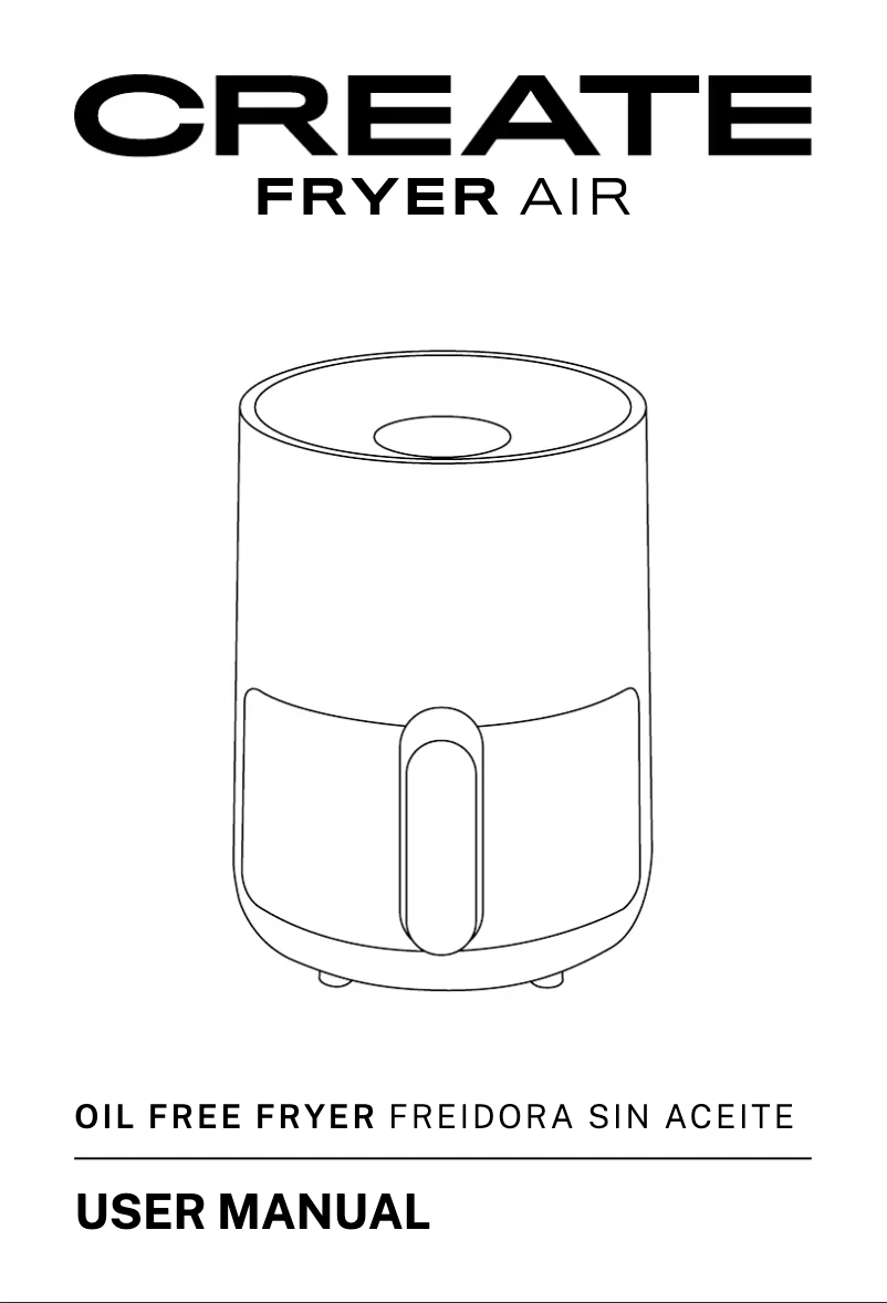 First page image of the manual for FRYER AIR