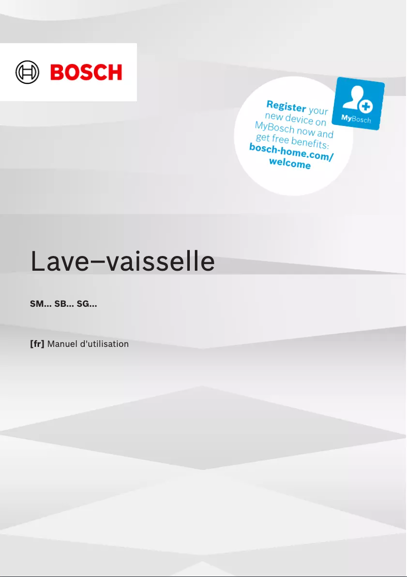 First page image of the manual for SGV50D10EU