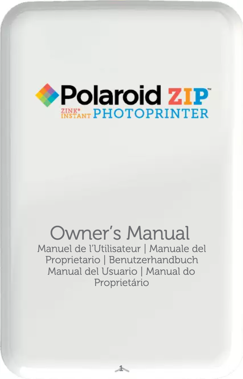 First page image of the manual for Zip