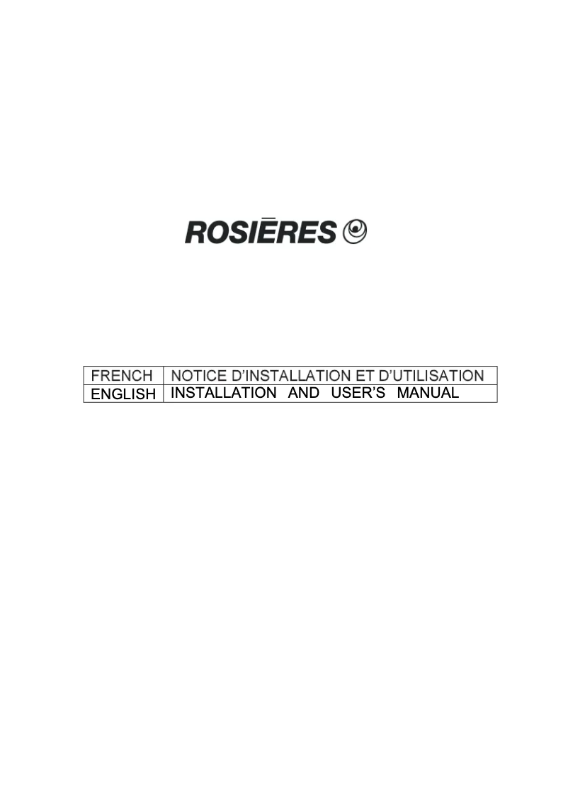 First page image of the manual for RMB 1285/1 IN