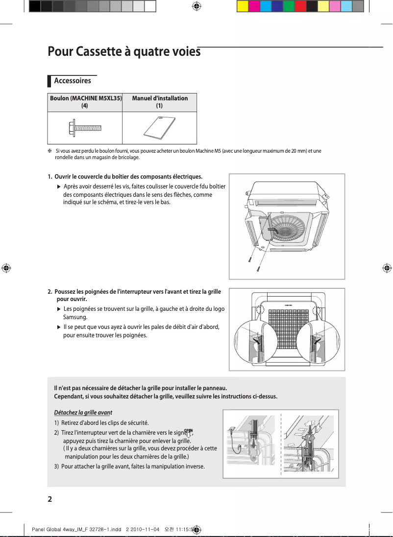 Page 1 of the manual User Manual Samsung PC4NBSKA