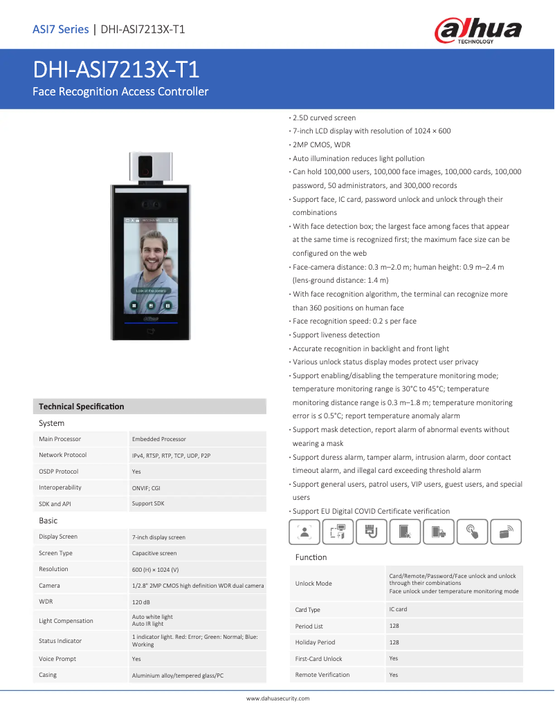 First page image of the manual for ASI7213X-T1