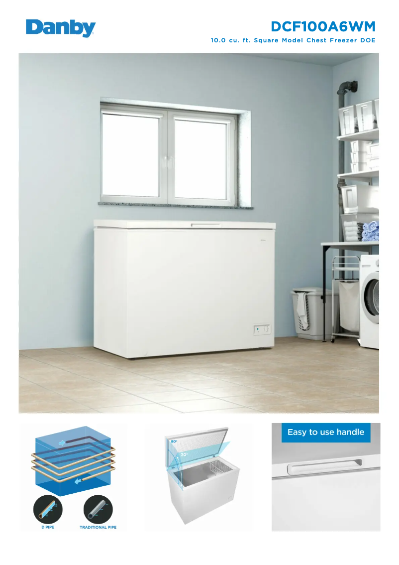 First page image of the manual for DCF100A6WM