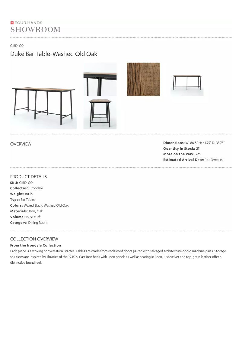 First page image of the manual for CIRD-Q9