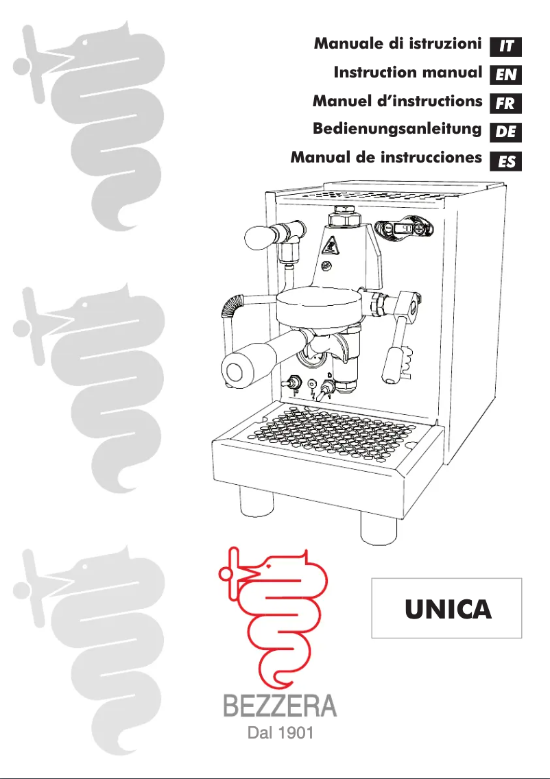 First page image of the manual for Unica PID