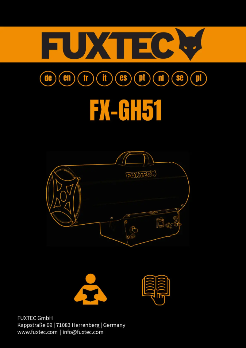 First page image of the manual for FX-GH51