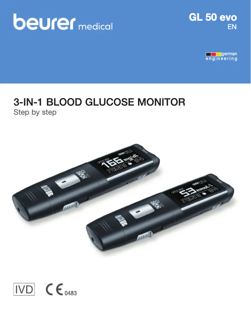 Page 1 of the manual User Manual Beurer GL 50 evo