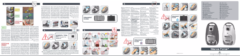 Page 1 of the manual User Manual Rowenta Silence Force RO7485EA