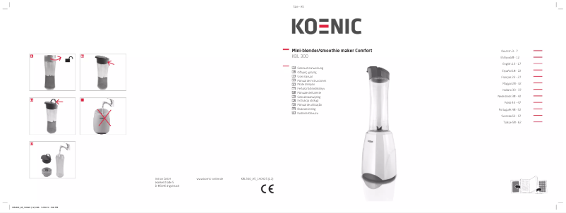 First page image of the manual for KBL 300