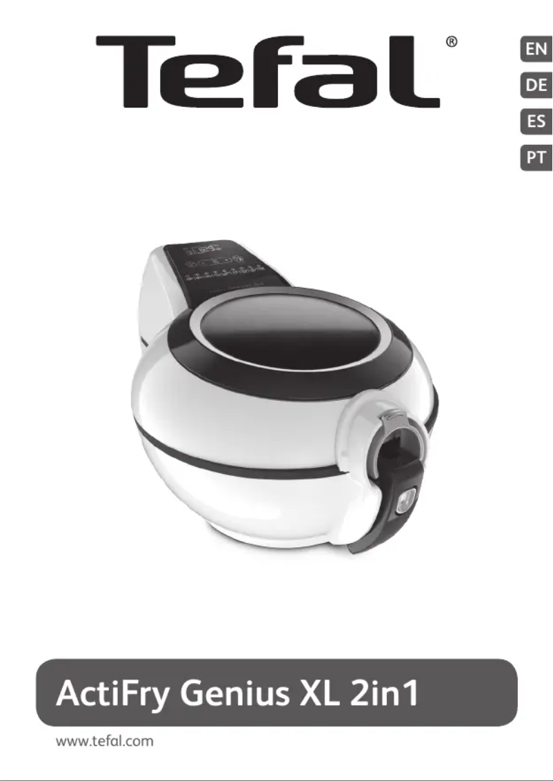Page 1 of the manual User Manual Tefal ActiFry Genius XL YV9708CH