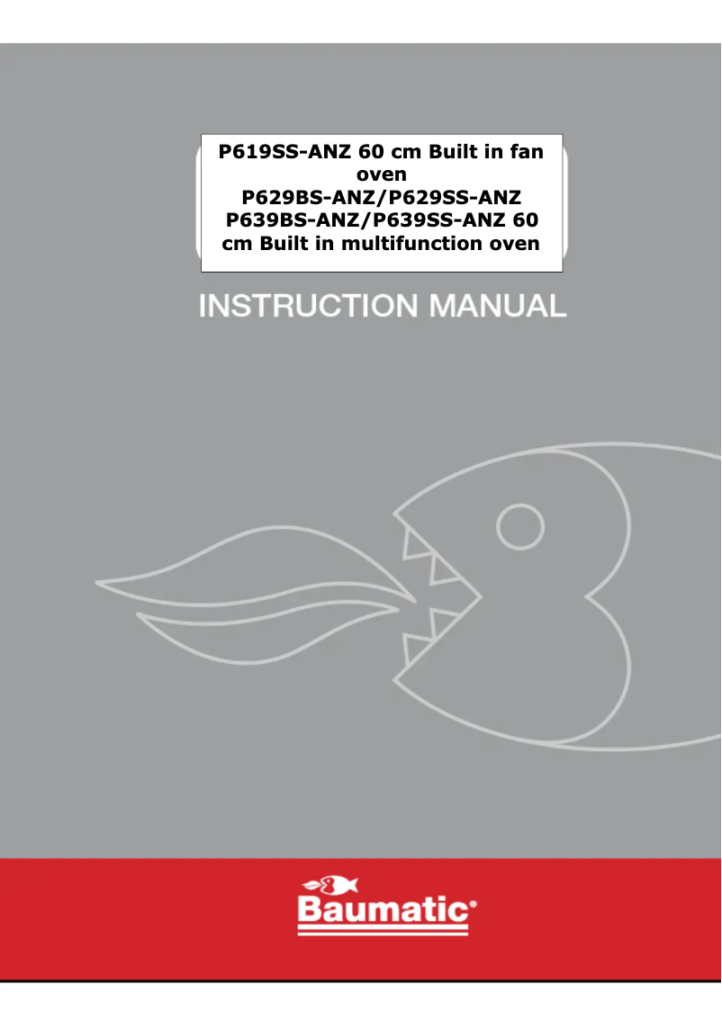 First page image of the manual for P619SS-ANZ