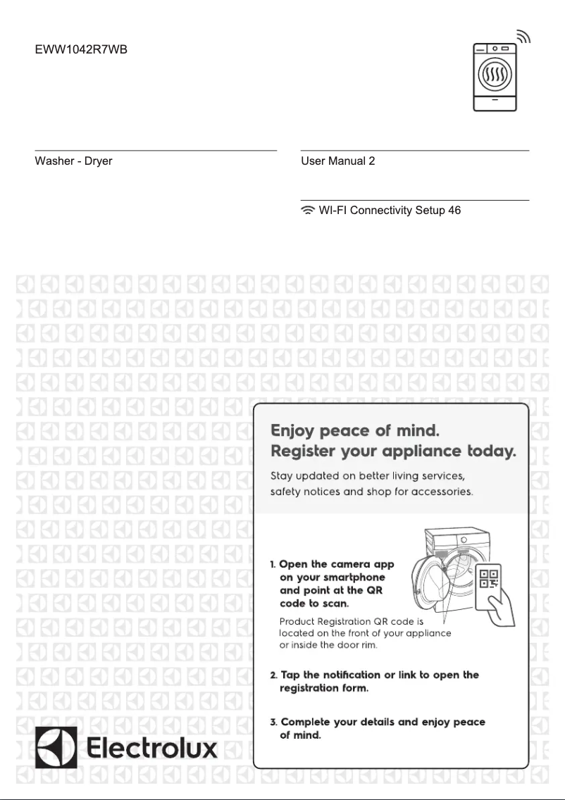 First page image of the manual for EWW1042R7WB