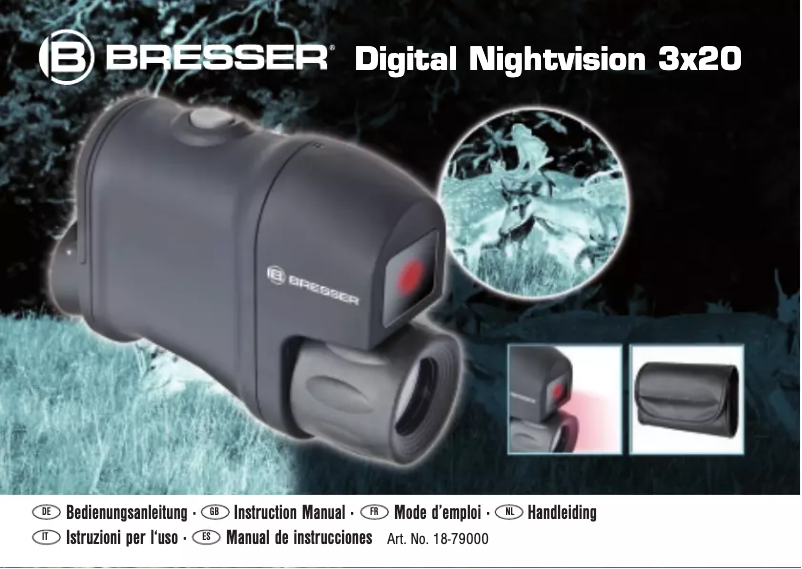 Page 1 of the manual User Manual Bresser Digital Nightvision 3x20