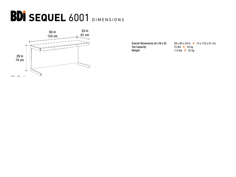 First page image of the manual for Sequel 6001